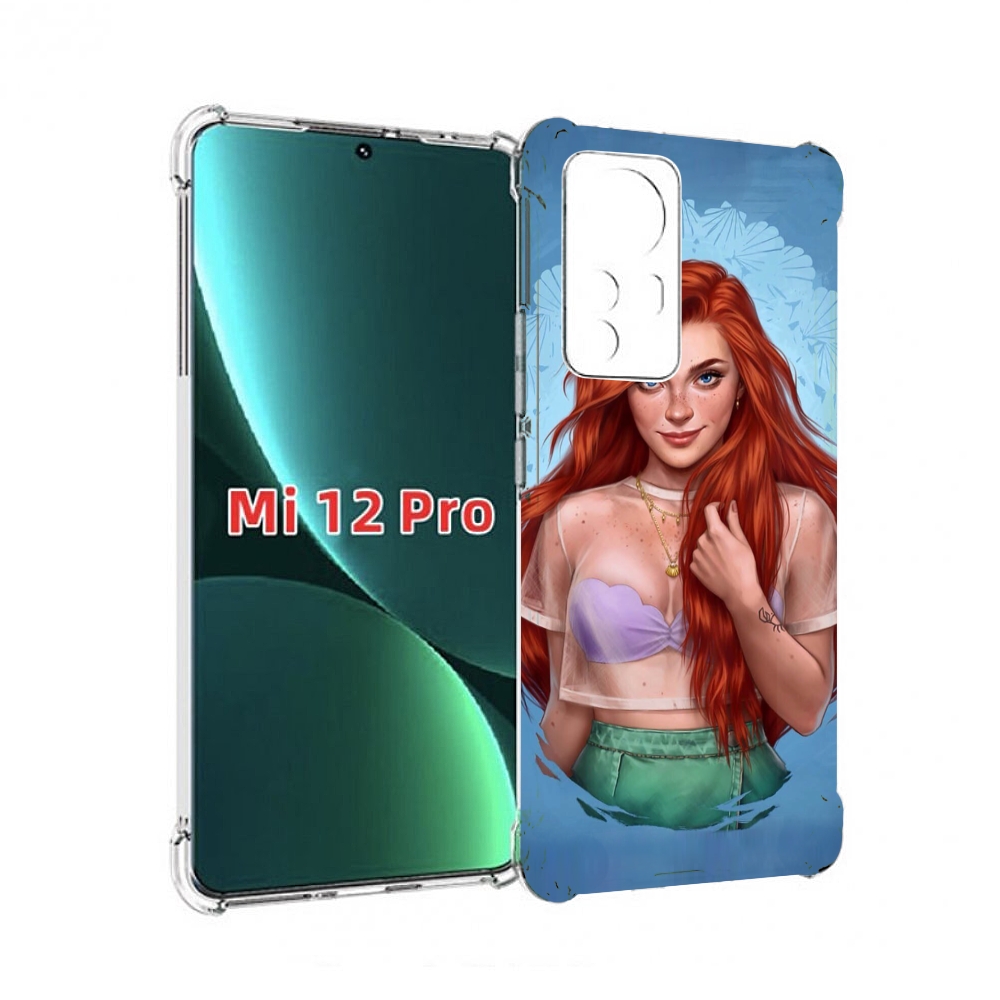 

Чехол MyPads девушка-в-голубом-фоне женский для Xiaomi 12S Pro, Прозрачный, Tocco