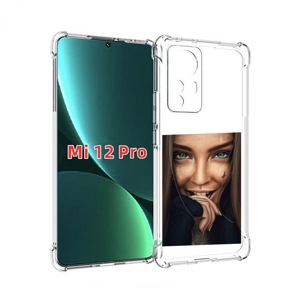 

Чехол MyPads девушка улыбается женский для Xiaomi 12S Pro, Прозрачный, Tocco