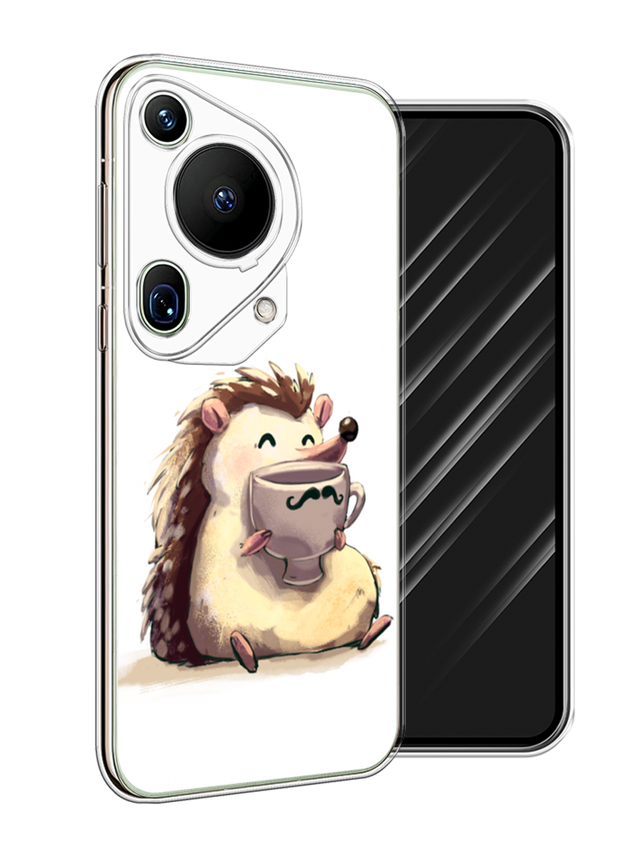 

Чехол Awog на Huawei Pura 70 Ultra "Еж кофеман", Белый;коричневый;бежевый, 6124550-1