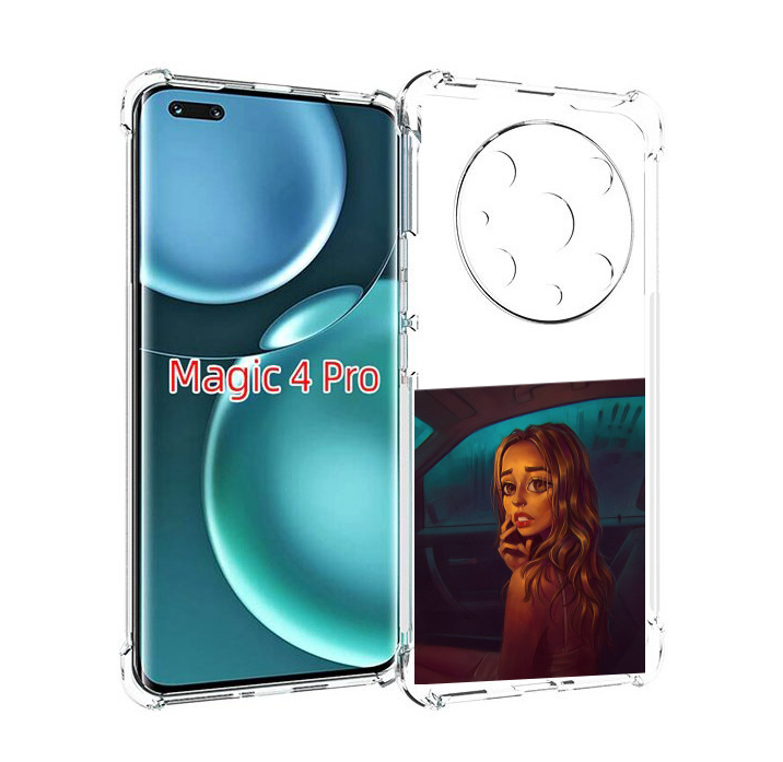 

Чехол MyPads пуп-невесты женский для Honor Magic4 Pro, Прозрачный, Tocco