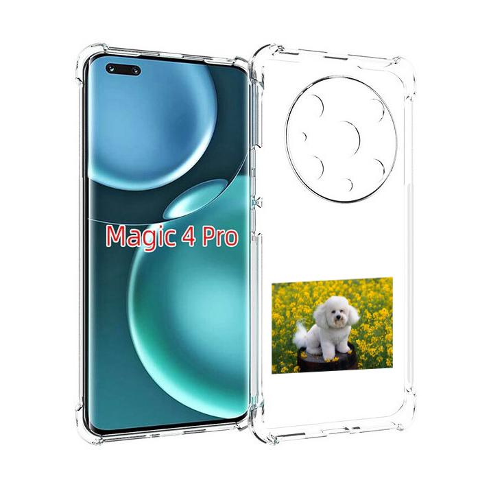 

Чехол MyPads пудель белыи для Honor Magic4 Pro, Прозрачный, Tocco