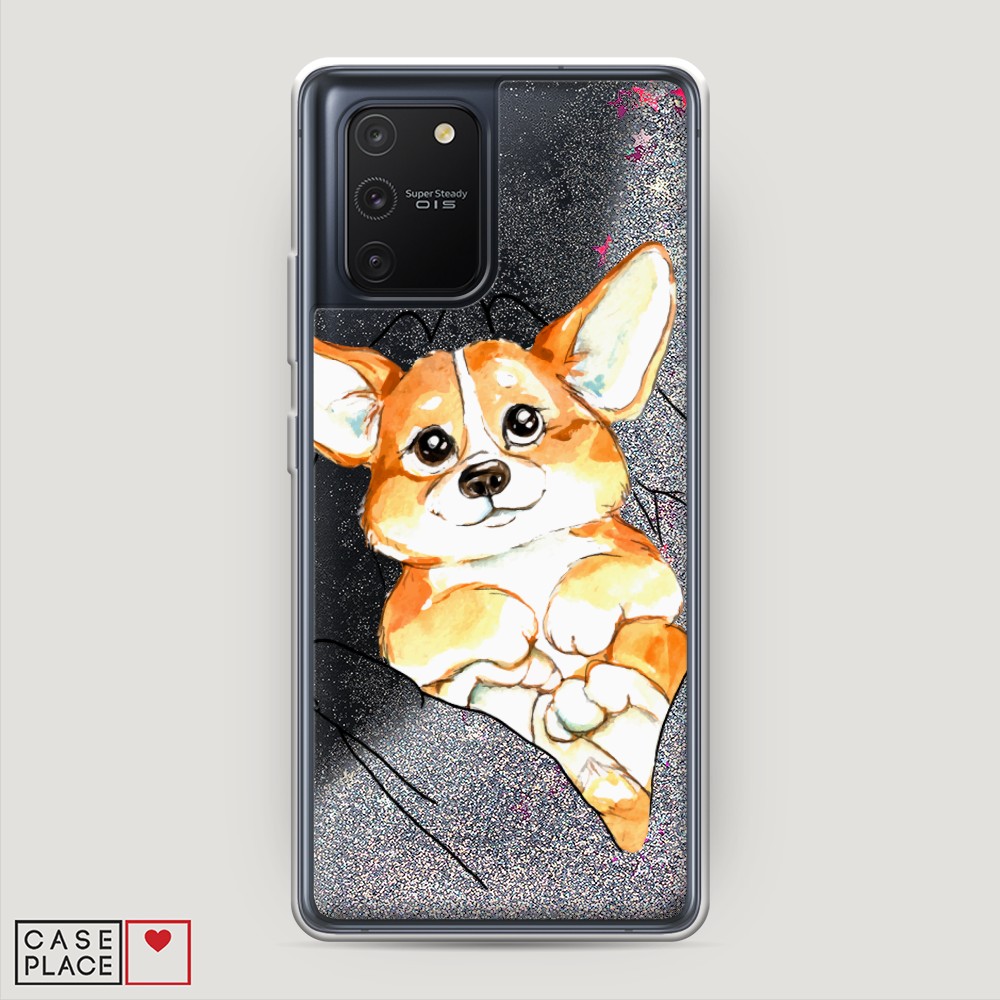 

Чехол Awog на Samsung Galaxy S10 Lite / Самсунг S10 Lite "Корги в ладошках", Разноцветный, 210091-1