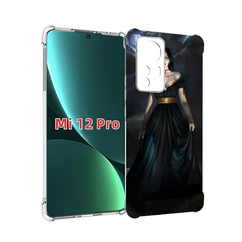 

Чехол MyPads девушка с порезом на горле женский для Xiaomi 12S Pro, Прозрачный, Tocco