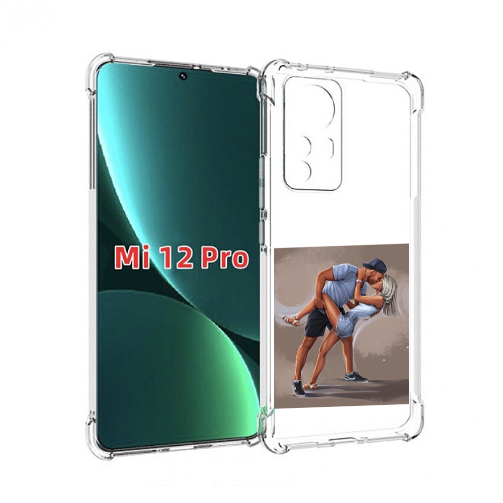 

Чехол MyPads девушка с парнем танцуют женский для Xiaomi 12S Pro, Прозрачный, Tocco