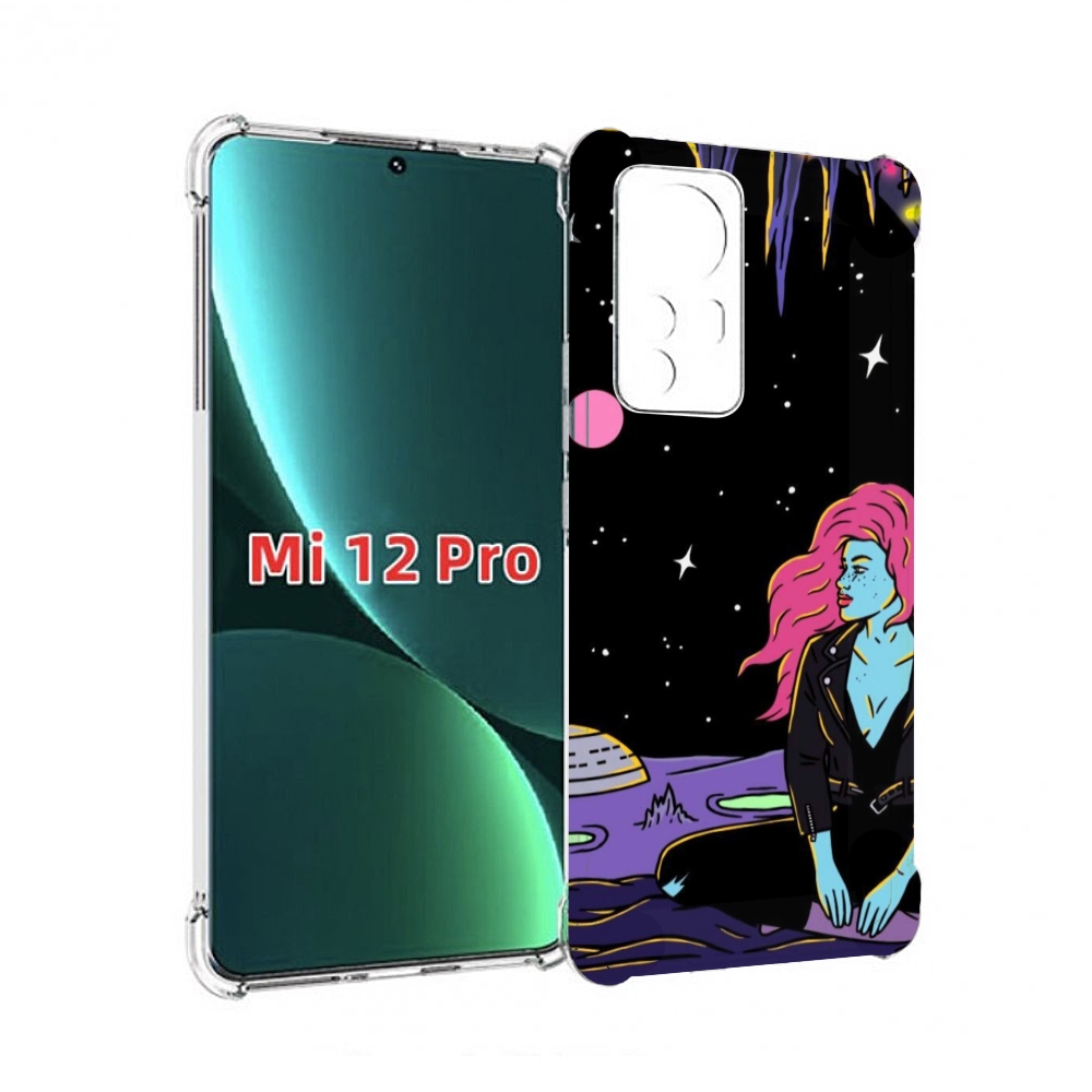 

Чехол MyPads девушка с красными волосами в космосе женский для Xiaomi 12S Pro, Прозрачный, Tocco