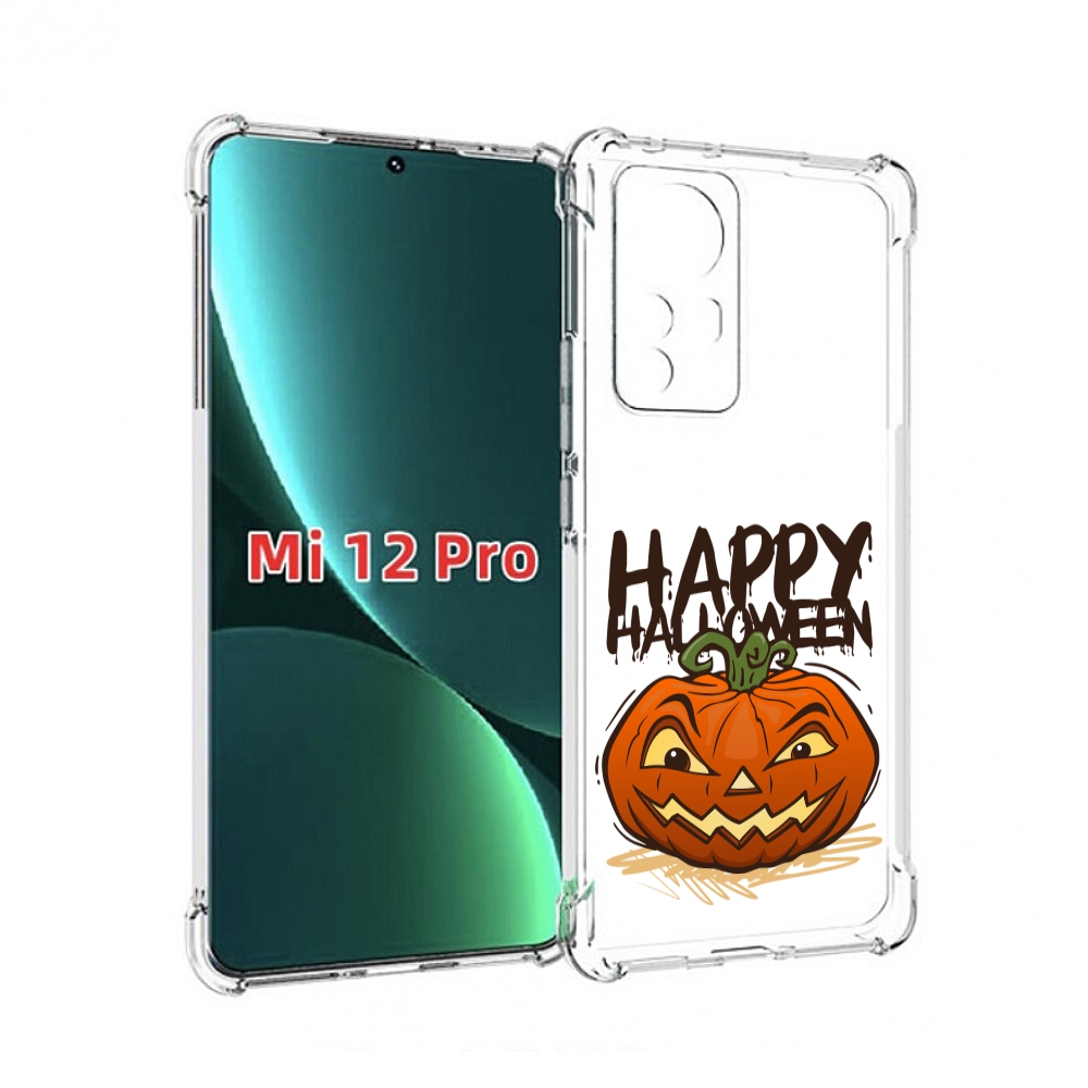 

Чехол MyPads Хэллоуин счастливый для Xiaomi 12S Pro, Прозрачный, Tocco