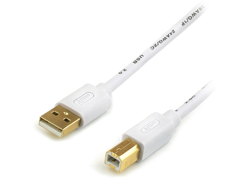 

Аксессуар ATcom USB AM/BM Ferrite 80cm АТ6151, Белый, АТ6151