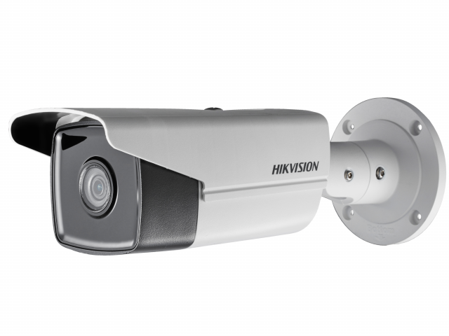 фото Ip камера hikvision 2mp ir bullet ds-2cd2t23g0-i8 4mm, черно-белый