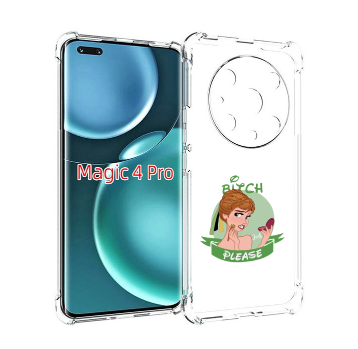 

Чехол MyPads принцесса-Анна женский для Honor Magic4 Pro, Прозрачный, Tocco