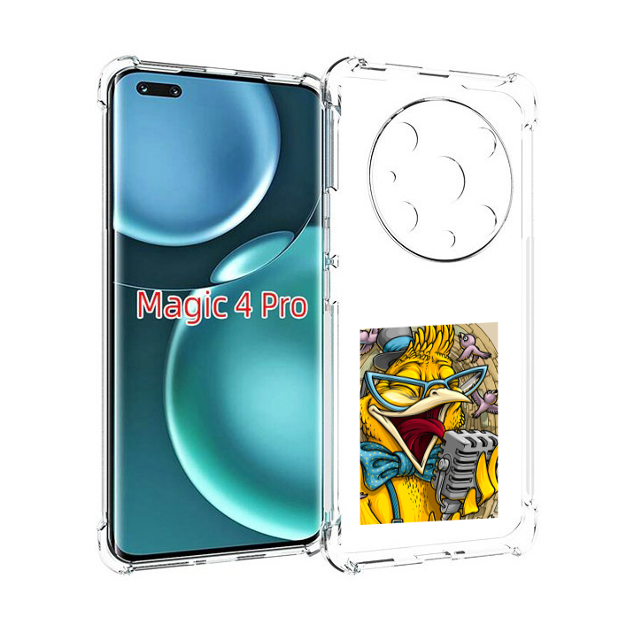 

Чехол MyPads поющая птичка для Honor Magic4 Pro, Прозрачный, Tocco