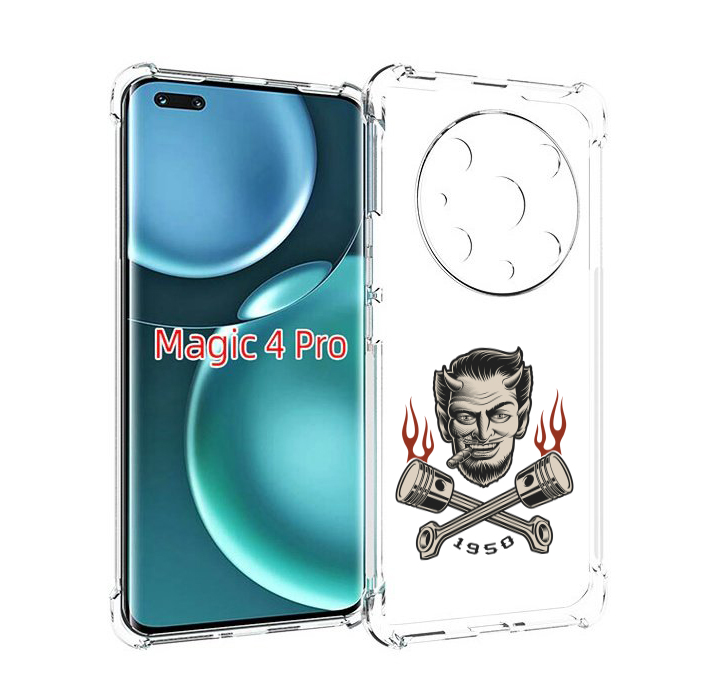 

Чехол MyPads поршни-горят для Honor Magic4 Pro, Прозрачный, Tocco