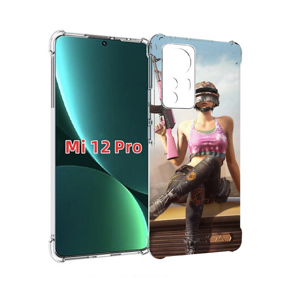 

Чехол MyPads девушка из PUBG для Xiaomi 12S Pro, Прозрачный, Tocco