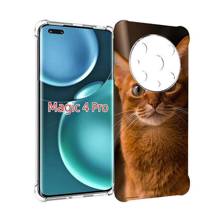 Чехол MyPads порода кошки абисинская для Honor Magic4 Pro