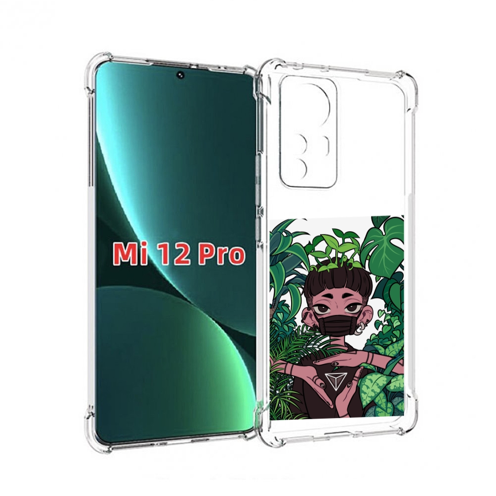 

Чехол MyPads девушка в природе женский для Xiaomi 12S Pro, Прозрачный, Tocco