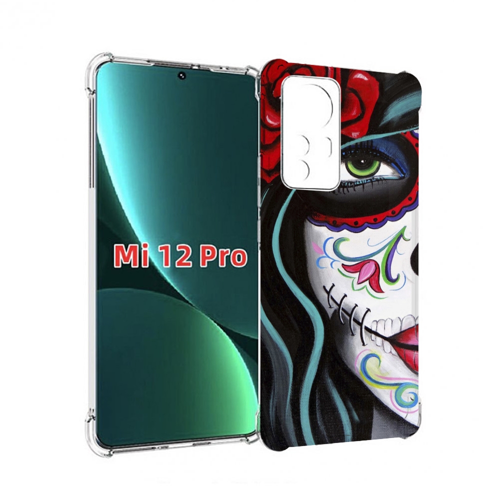 

Чехол MyPads девушка в масочке расписная женский для Xiaomi 12S Pro, Прозрачный, Tocco
