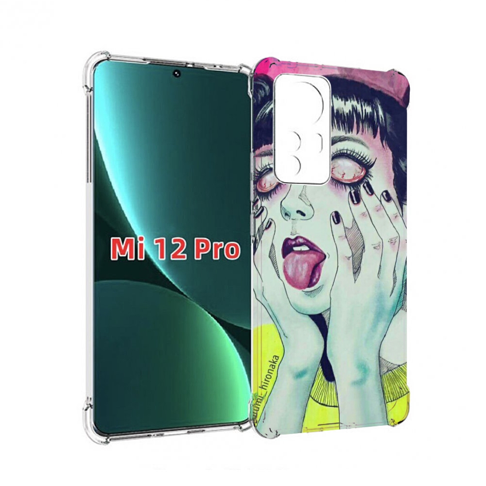 

Чехол MyPads девушка без зрачков для Xiaomi 12S Pro, Прозрачный, Tocco