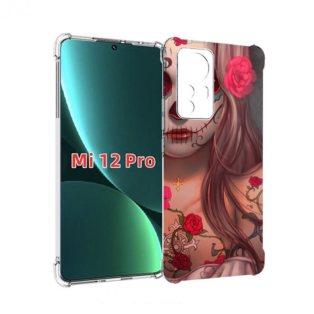 

Чехол MyPads девочка в рисунках для Xiaomi 12S Pro, Прозрачный, Tocco