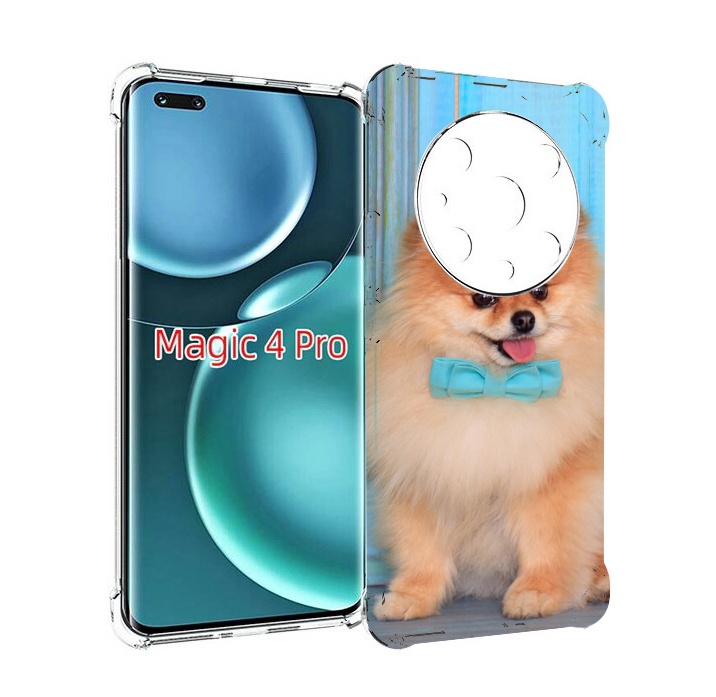 

Чехол MyPads померанскии шпиц для Honor Magic4 Pro, Прозрачный, Tocco