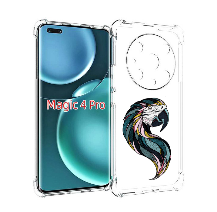 

Чехол MyPads полупопугай для Honor Magic4 Pro, Прозрачный, Tocco