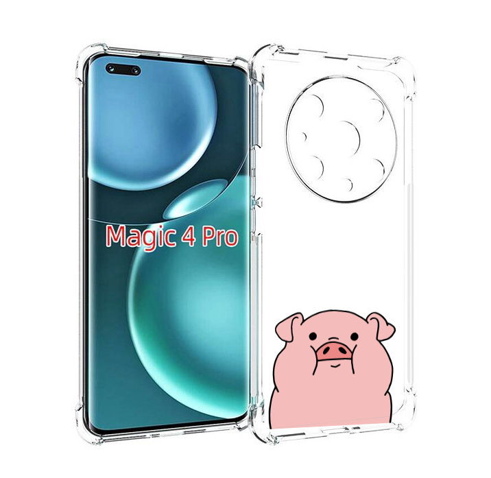 

Чехол MyPads полная-свинья для Honor Magic4 Pro, Прозрачный, Tocco