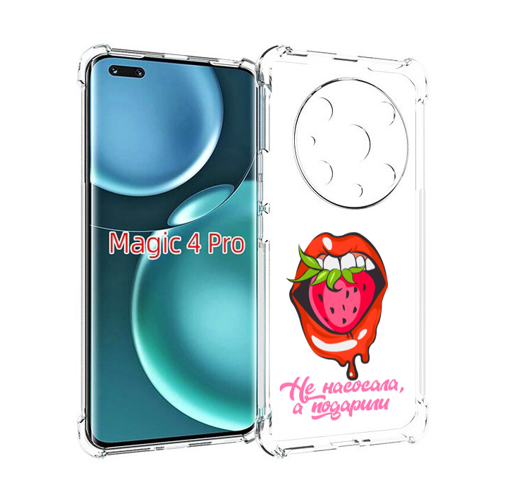 

Чехол MyPads подарили для Honor Magic4 Pro, Прозрачный, Tocco