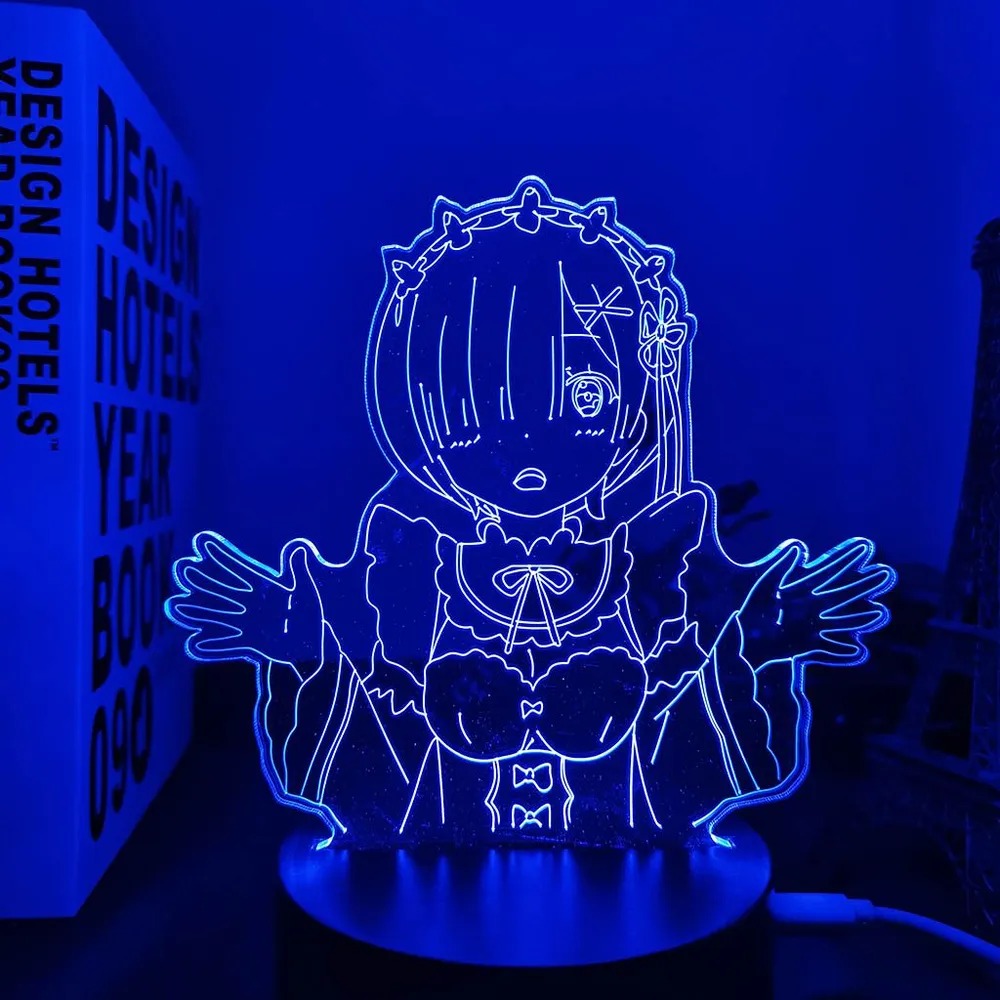 

Светильник Рем горничная в объятиях из аниме "Re:Zero", Рем обнимашки