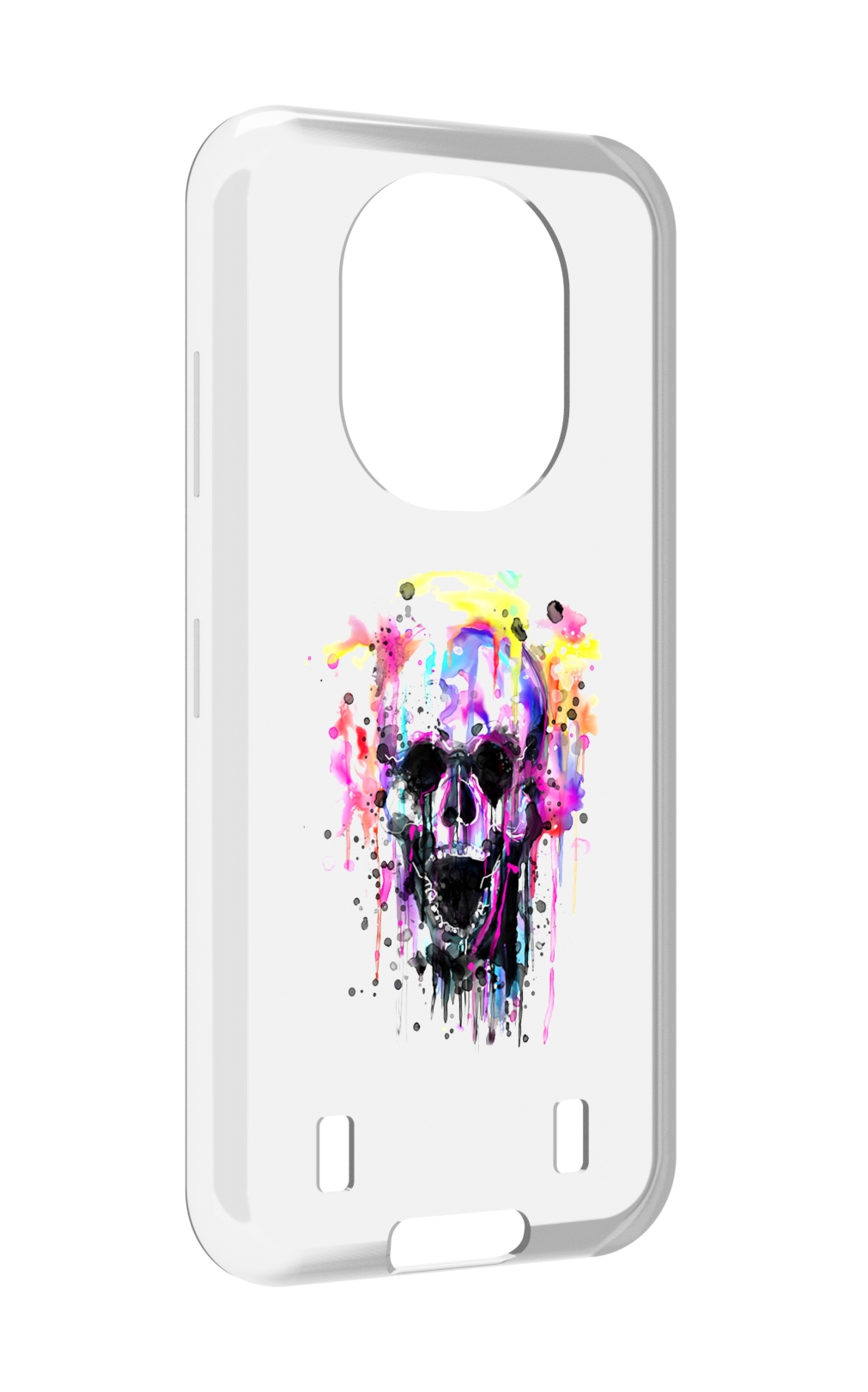 

Чехол MyPads граффити череп для Oukitel WP16, Прозрачный, Tocco