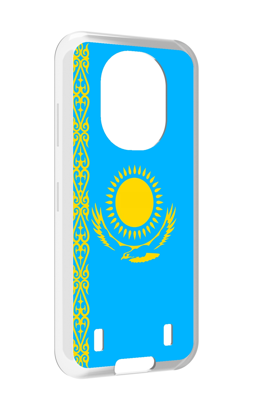 

Чехол MyPads флаг Казахстана-1 для Oukitel WP16, Прозрачный, Tocco