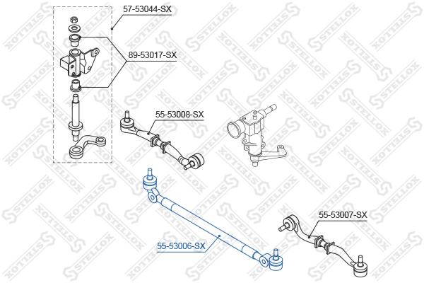 

Рулевая тяга STELLOX 5553006SX
