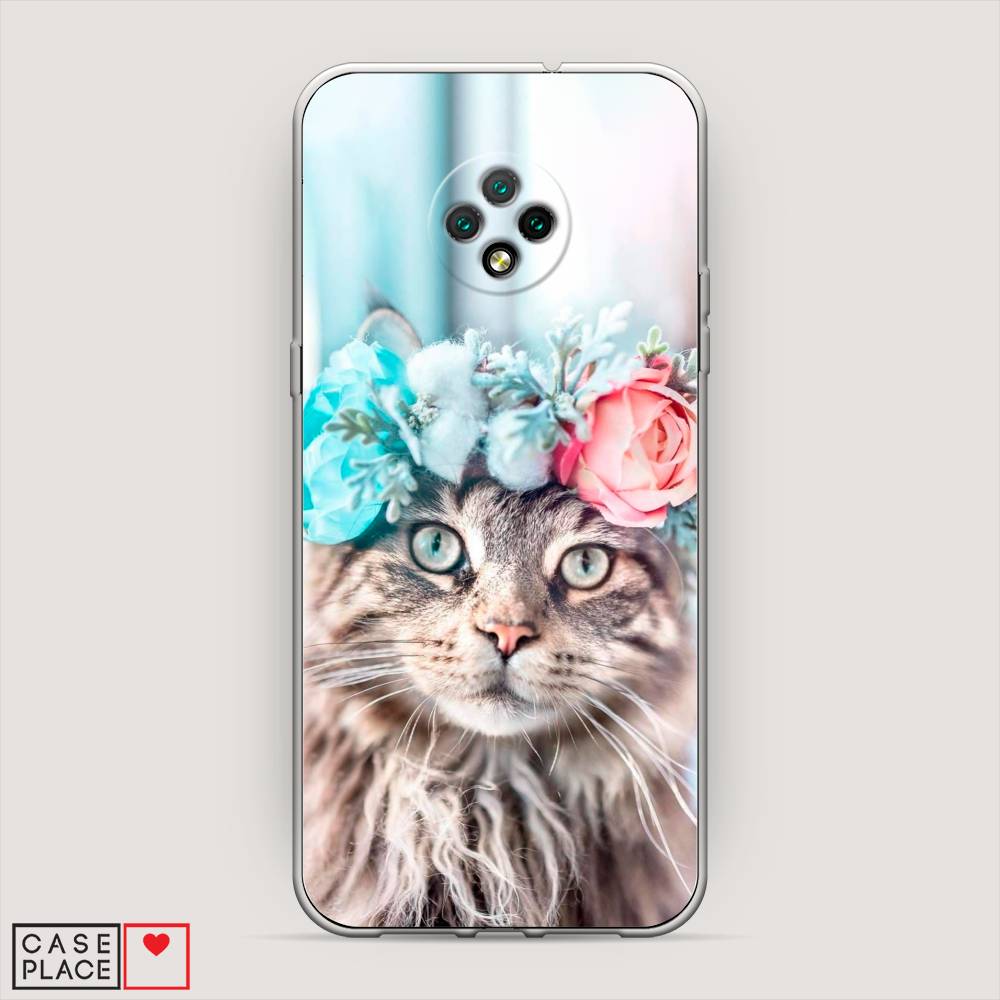 

Чехол Awog на Doogee X95 / Дуги X95 "Кот в венке", Разноцветный, 220850-2