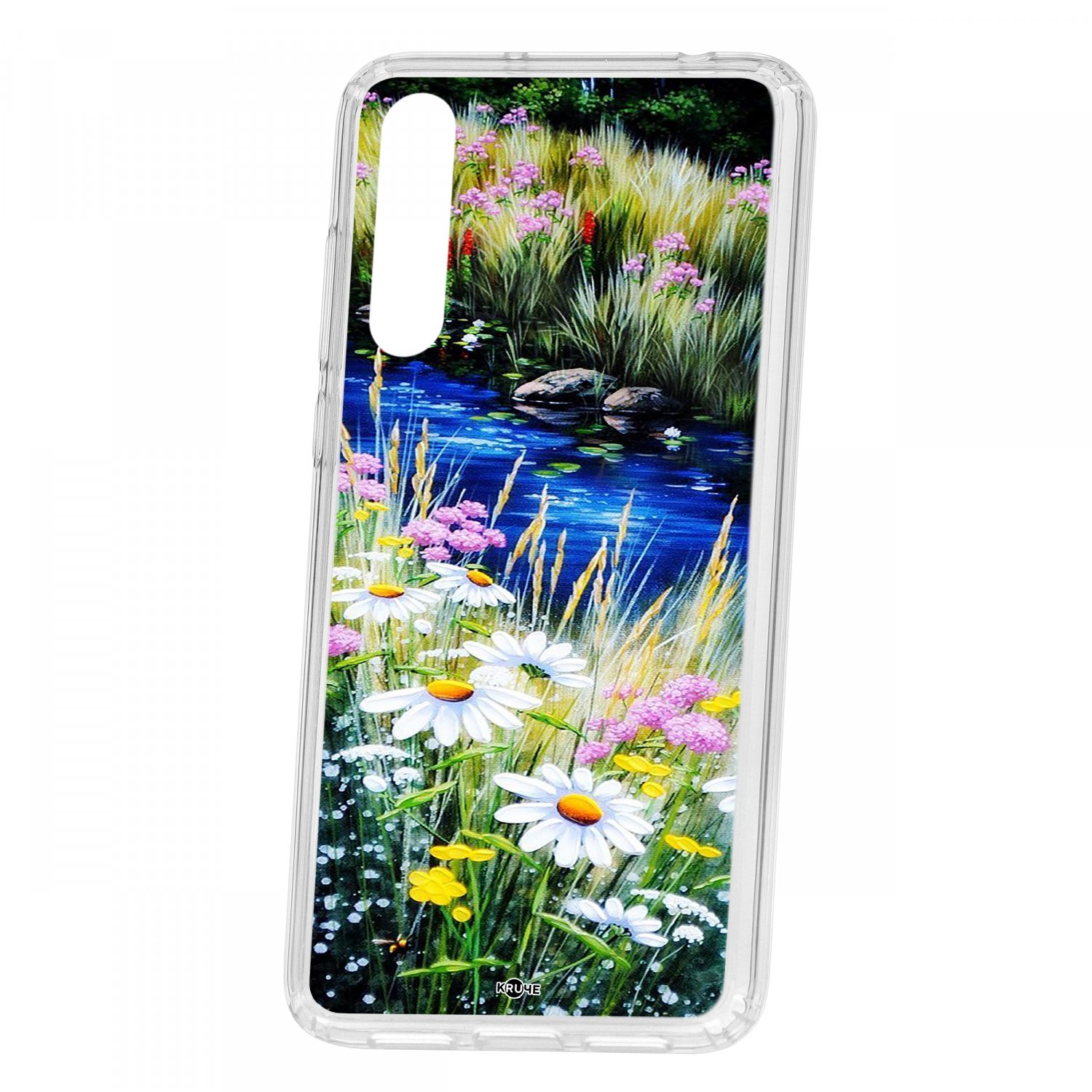 фото Чехол kruche huawei p20 pro (plus) print ромашки у ручья кruче