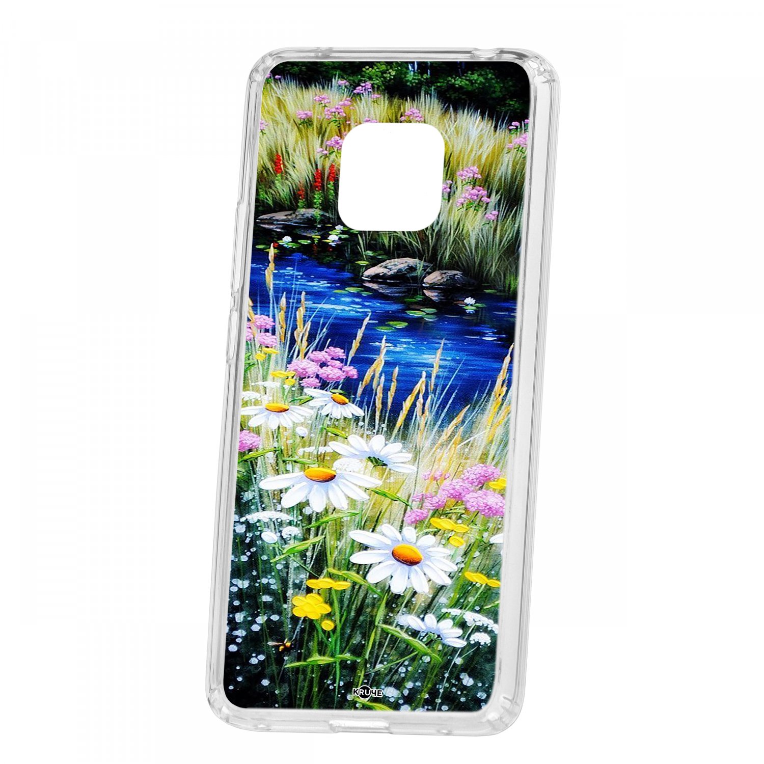 

Чехол для Huawei Mate 20 Pro КRUЧЕ Print Ромашки у ручья, Print