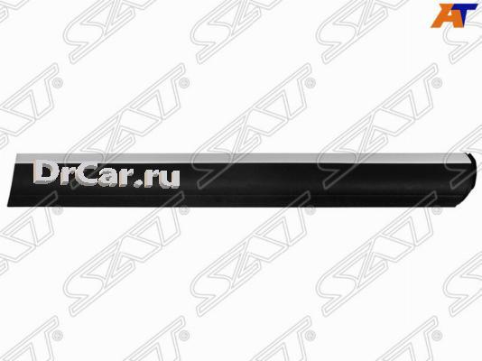 фото Sat накладка на переднюю дверь vw touareg 03-10 rh с хром молдингом