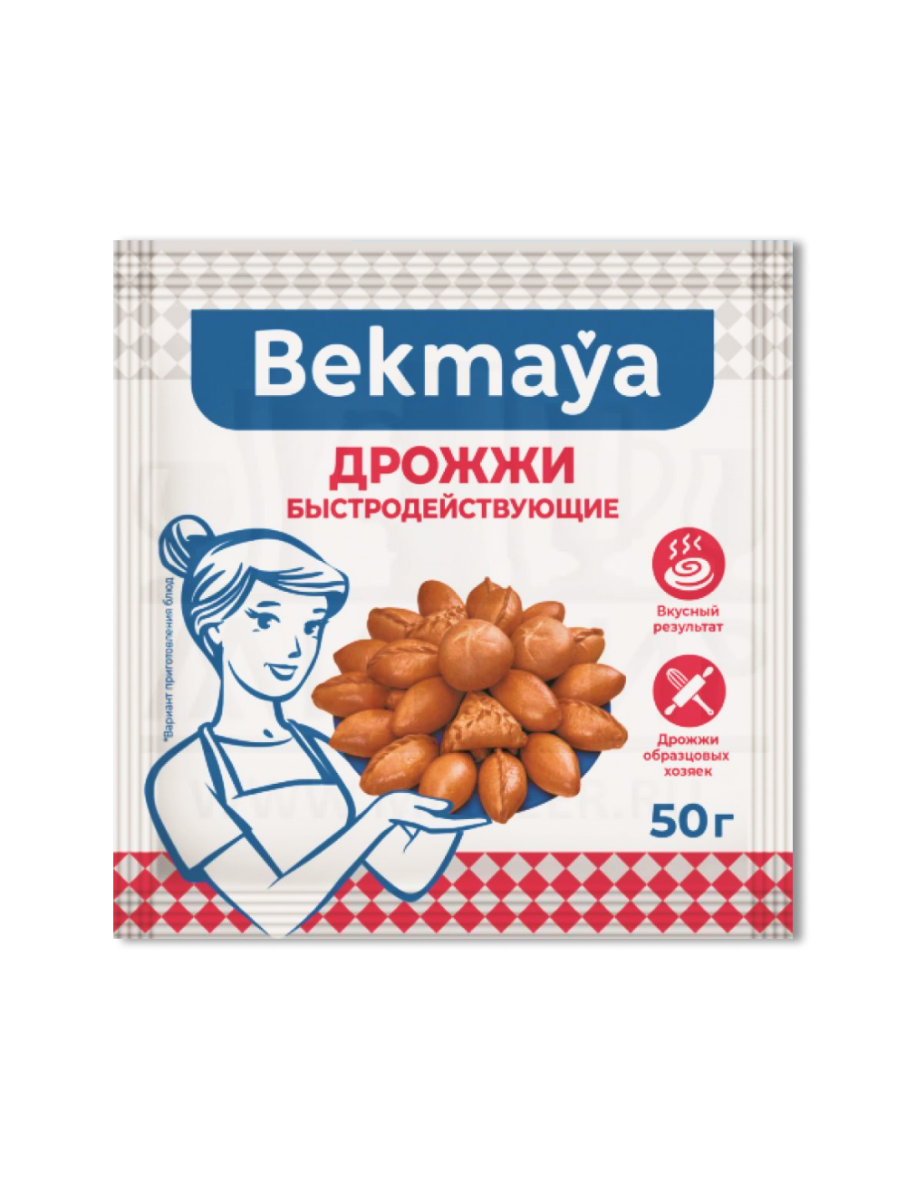 Дрожжи сухие Bekmaya 50 г х 3 шт 128₽