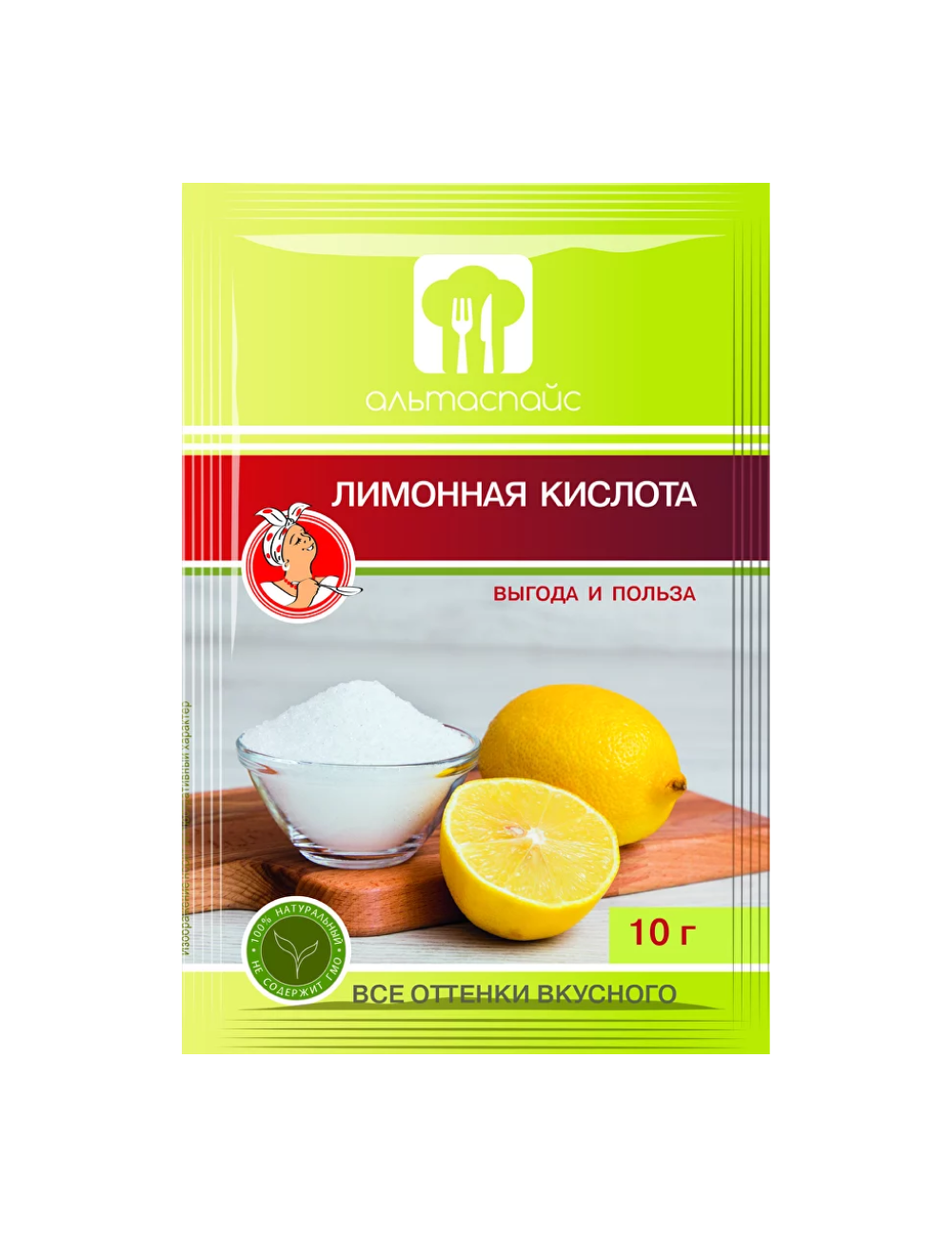 Лимонная кислота АЛЬТАСПАЙС 10 г х 3 шт