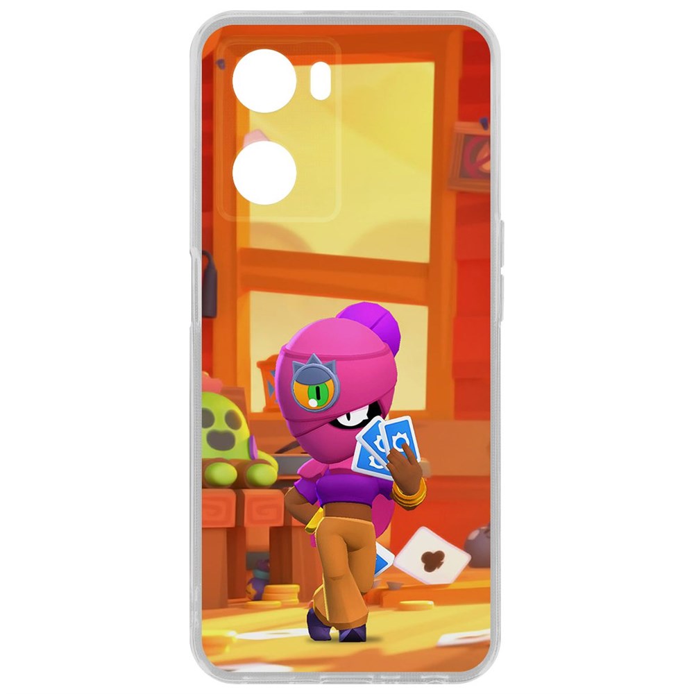 

Чехол Brawl Stars-Тара для Oppo A57s, Прозрачный