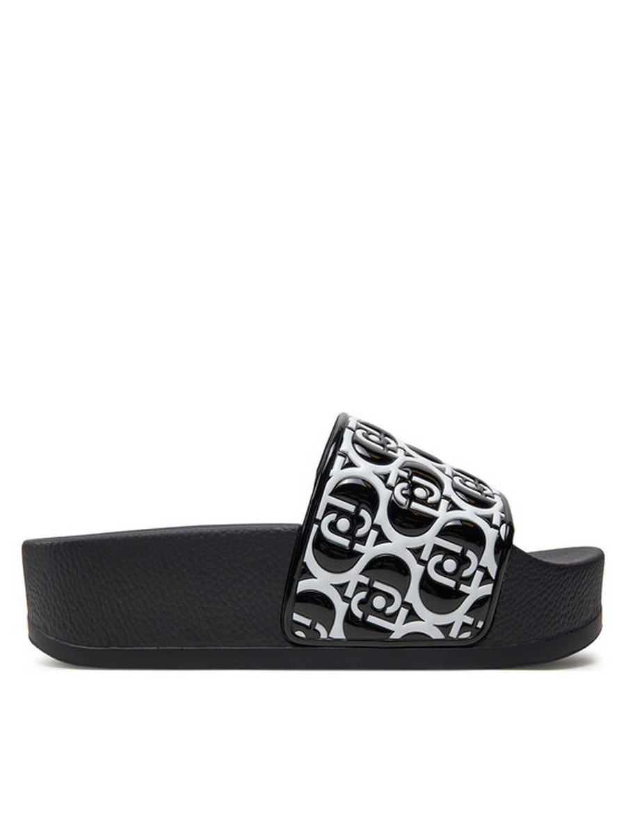 

Сланцы женские Liu Jo Mykonos 01 BA4129 EX004 черные 37 EU, Черный, Mykonos 01 BA4129 EX004