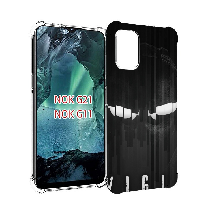 

Чехол Mypads Глаза-В-Ночи Для Nokia G11/G21, Прозрачный, Tocco