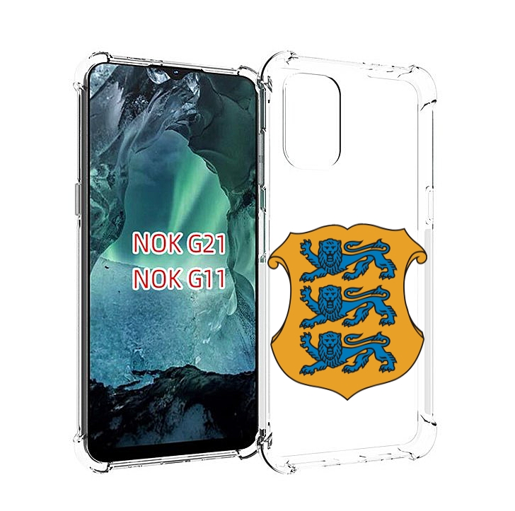 

Чехол Mypads Герб-Эстонии Для Nokia G11/G21, Прозрачный, Tocco