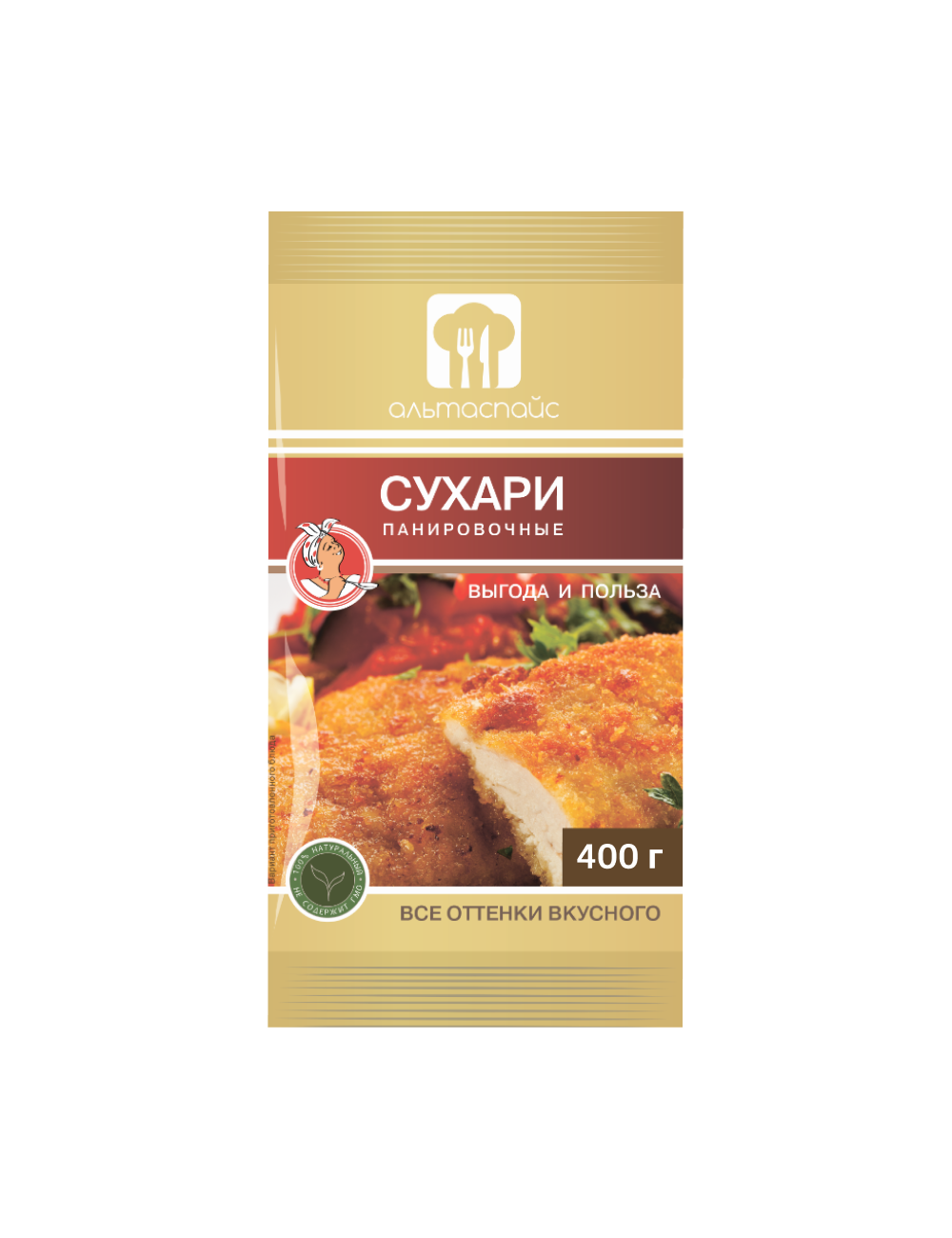 Панировочные сухари АЛЬТАСПАЙС, 400 г х 2 шт