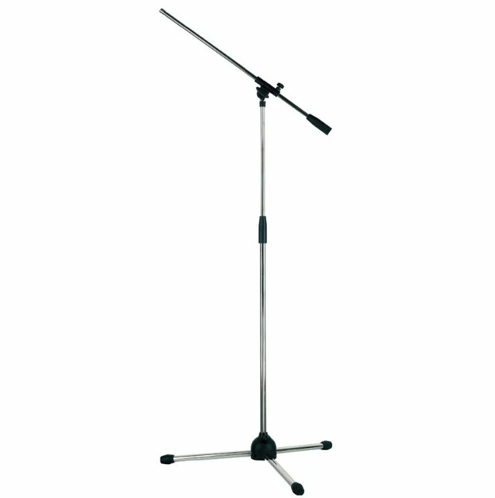

Стойка микрофонная ECO MS020 Chrome черный, MS020 Chrome