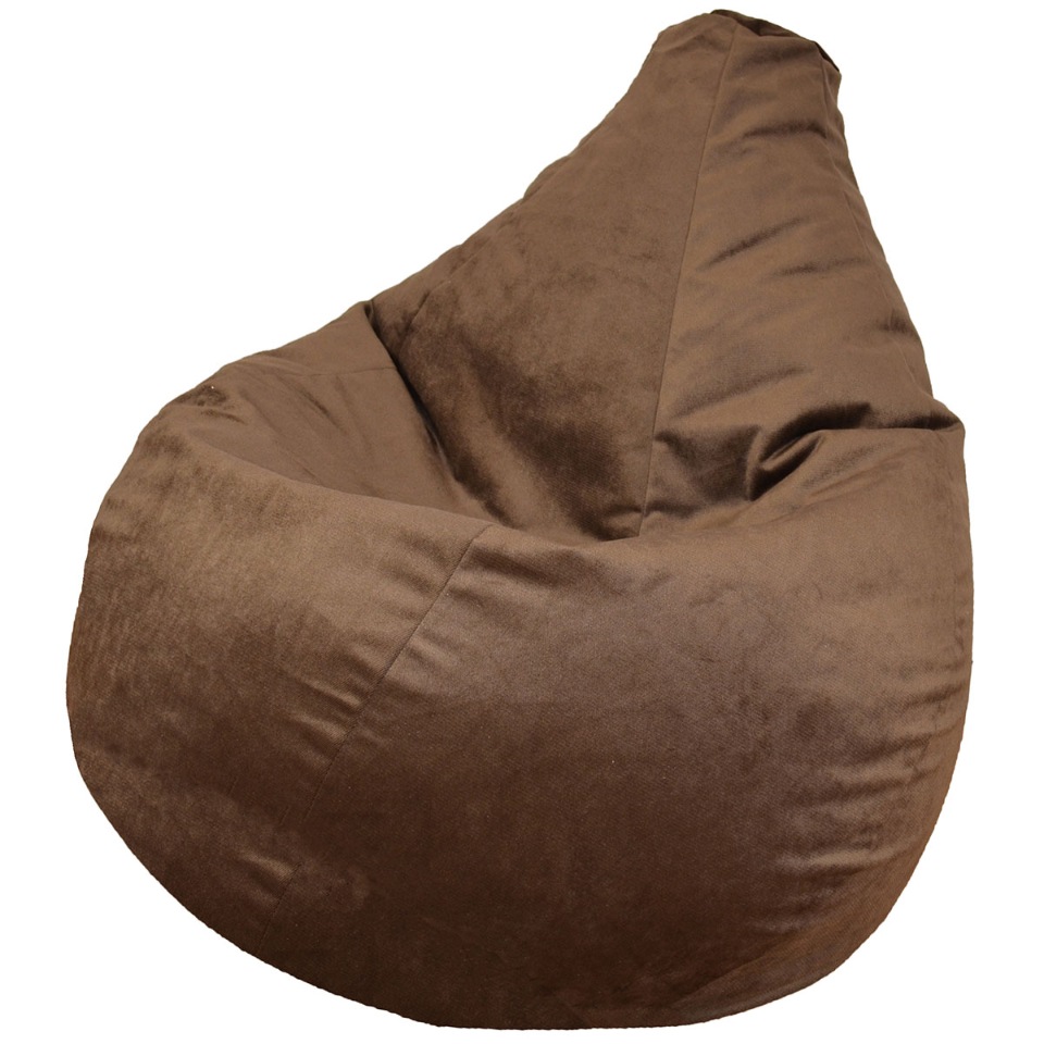фото Кресло-мешок kreslo-puff xxl, коричневый