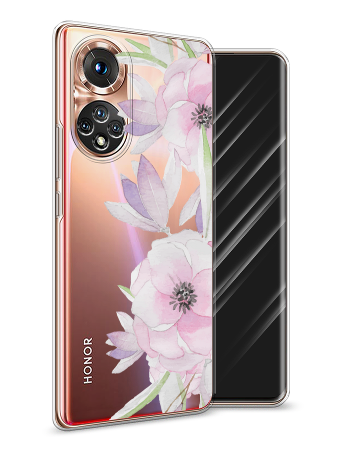 

Чехол Awog на Honor 50 "Нежные анемоны", Розовый;черный;фиолетовый, 6105450-8