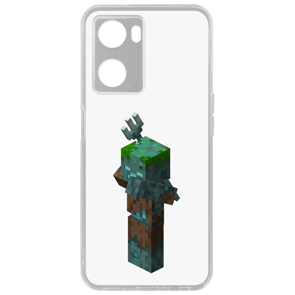 

Чехол Minecraft-Утопленник для Oppo A57s, Прозрачный