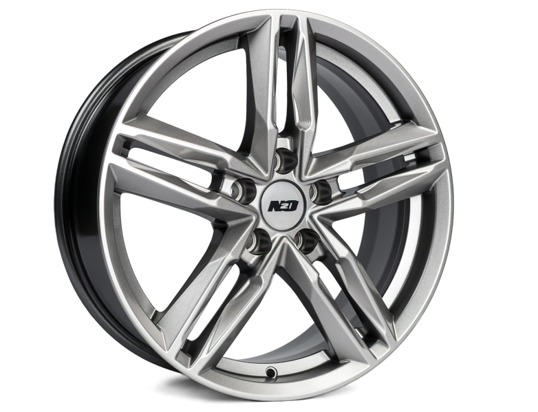 

Диск N2O V2138 7x17 5x108 ET33 DIA 60,1 S, Серебристый;титан, V2138