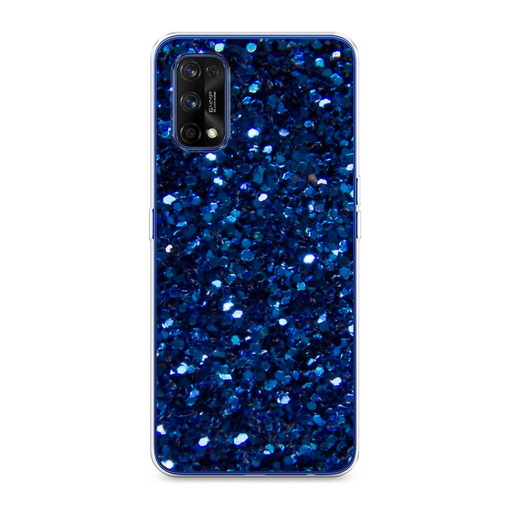 

Чехол Awog "Синие блестки рисунок" для Realme 7 Pro