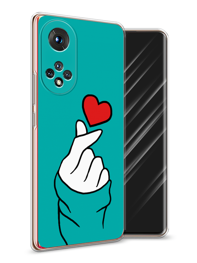 

Чехол Awog на Honor 50 "Маленькое сердечко", Голубой;белый;красный, 6105450-7