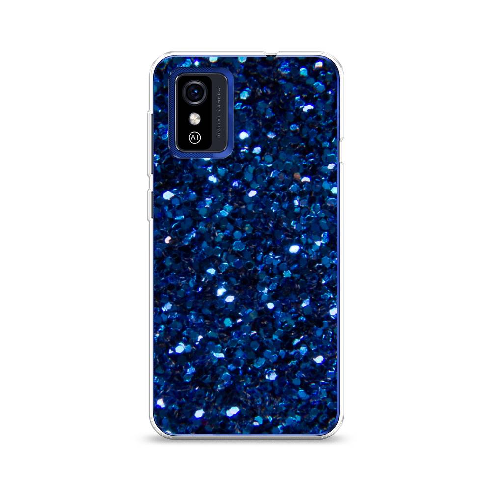 

Чехол Awog "Синие блестки рисунок" для ZTE Blade L9