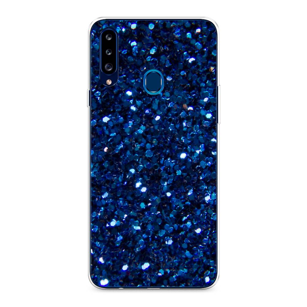 

Чехол Awog "Синие блестки рисунок" для Samsung Galaxy A20s