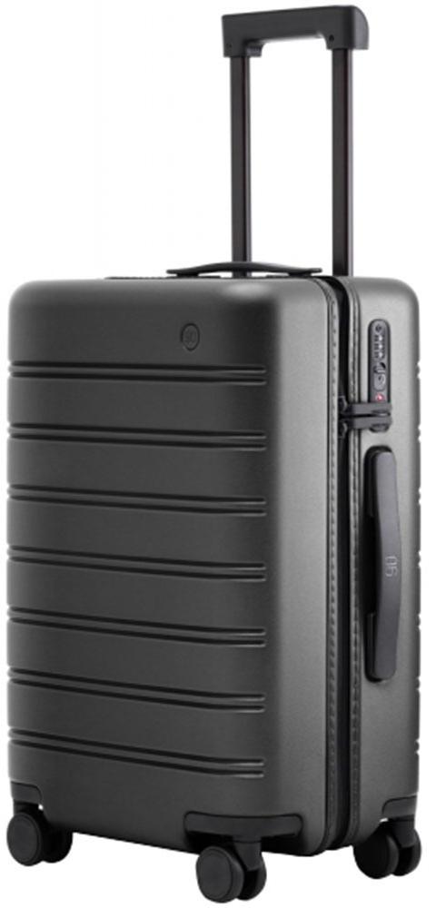 фото Чемодан унисекс xiaomi ninetygo manhatton luggage-zipper 20" черный, 50.5x36x22.5 см